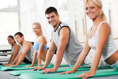 Students in Pilates Class